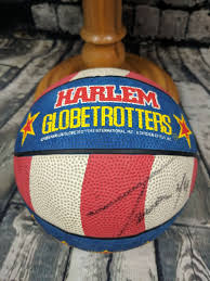 Harlem Globetrotters 84 Mesh Jersey Tank Top Mens Large & Autographed BasketBall | eBay Australia