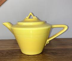 Vintage Harlequin Fiestaware Yellow Teapot | eBay