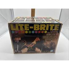 Hasbro Lite-Brite 1979 Original Box approx. 75 Unused ...