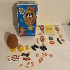 1972 Mrs Potato Head 32 pcs Original Box & Instructions ...