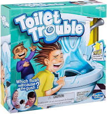 Hasbro Games Toilet Trouble Funny Toys Board Games Fast ...
