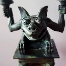 Disney | Holiday | Authentic Rare Disney Parks Haunted Mansion Gargoyle Candlestick Candelabra | Poshmark