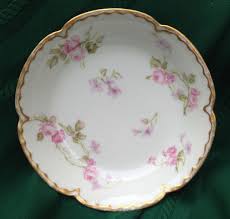Antique Haviland Limoges Fruit Bowl, Schleiger 87, Roses and ...