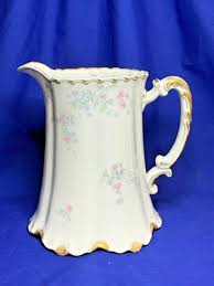 Haviland Limoges China Ranson blank water pitcher with pastel floral pattern | eBay