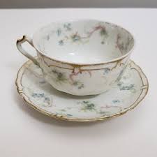 Haviland & Co Limoges France 3 3/4" Coffee Cup and Saucer , Schleiger 57E - Etsy