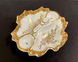 VTG Porcelaines de Couleuvre Limoges France Decor Large ...