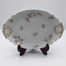 Antique Charles Field Haviland/ GDA Limoges Handled Pink Floral Embossed Tray / Turn of the Century - Etsy Ireland