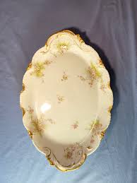 Antique 1914 LIMOGES Theodore Haviland Serving Plate Platter LARGE 18.75''x13'' | eBay