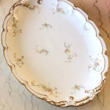 Antique Extra Large Haviland Limoges Oval Serving Turkey Platter 18" Roses With Gold Trim Nice Condition France - Etsy