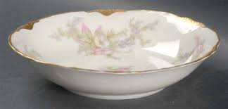Apple Blossom (Gold Trim & Daubs) Fruit/Dessert (Sauce) Bowl by Warwick | Replacements, Ltd.
