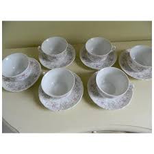 Antique 18 Piece Set, Weimar, Germany Porcelain Plates, Cups ...