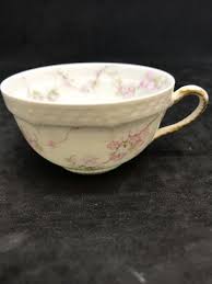 Haviland Limoges Pink Flower Blossom and Vine Teacup Schleiger Blank 205 | eBay