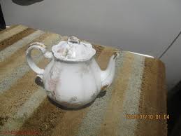 Haviland & Co Limoges Teapot - White Floral - France LID ...