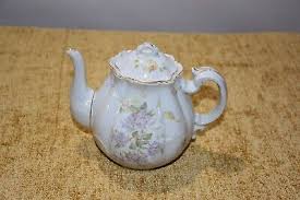 Vintage Merkelsgrun Tea Pot Floral Design Austria | eBay