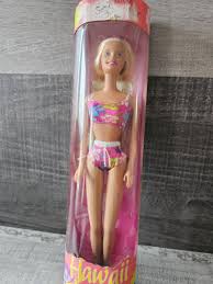 Hawaii Aloha Barbie Doll 1999 Mattel New in Box Vintage Pink ...