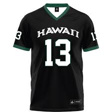 Hawaii - NCAA Football : Jalen Smith - Black Football Jersey ...