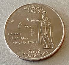 2008 D Hawaii State Quarter - Etsy