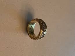 David Yurman 18k Gold Cognac Diamond Wave 10mm Ring Size 9 ...