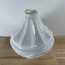 Vintage Antique HAWKEYE White Milk Glass Lightning Rod | eBay