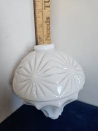 Hawkeye White Glass Lightning Rod Ball;EMBOSSED LETTERING ...