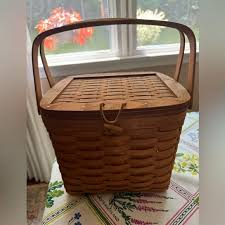 Longaberger | Other | Small Longaberger Picnic Basket | Poshmark