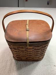 Antique Refrigerator Tin Lined Picnic Basket | eBay