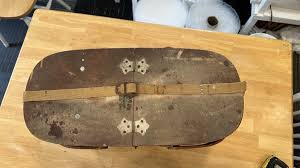 HTF Antique Burlington Hawkeye Metal Fridge Basket Cooler ...