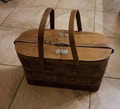 Wooden Hawkeye Basket Refrigerator BURLINGTON IOWA W ...