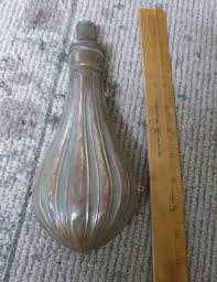 Antique Civil War Era Copper & Brass American Flask & Cap Co ...