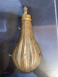 Antique Large Copper Powder Flask-J. Matthewman New Haven | eBay