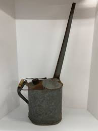 Vintage metal Railroad Long Spout Oil Can Oiler TRAINS ...