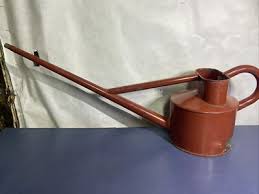 Vintage Red Painted Galvanized Metal Haws 1 Gallon Watering ...