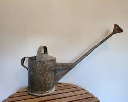 Antique Wotherspoon Watering Can Galvanized Zinc, Florist ...