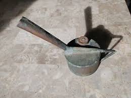 1800's Hand Wrought COPPER PRIMITIVE WHALE OIL FINGER LAMP ...