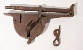 Sold at Auction: Early European Cast & Wrought Iron Lock