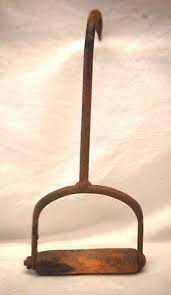 Primitive Hay Hook Wooden Handle Rustic Country Farm Tool ...