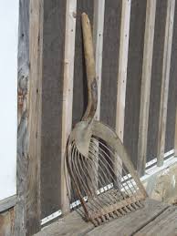 Antique Vintage Wood Handle Corn Cob Coal Potato Shovel Farm Barn Rustic Decor 1 | eBay