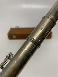 VINTAGE ARTLEY 18-0 SILVER PLATE FLUTE NOGALES ARIZONA W ...