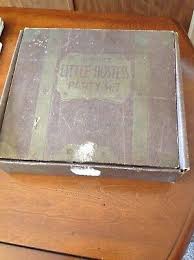 Vintage Little House Party Set Hazel Atlas 14p w/ Box | eBay