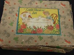 Little Hostess Set Child's Tea Set In Orig. Box, Made In Japan, Pink Flowers | eBay