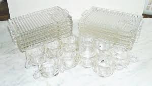 Hazel Atlas Candlewick Boopie Snack Sets 20pc Vintage ~ 10 ...