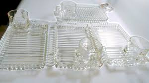 1950s Hazel-Atlas Snack Set- 8 Pieces | Chairish