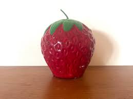 Strawberry Shaped Candle - Etsy