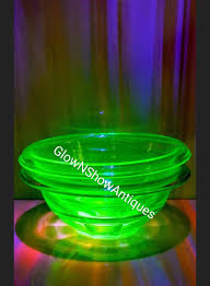 Vintage Hazel Atlas Green Depression Glass Farmhouse ...