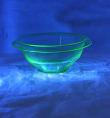 Early 20th Century Hazel Atlas Rest-Well Green Uranium ...