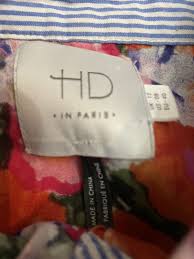 Anthropologie HD IN PARIS Floral 100% Cotton Button Down ...