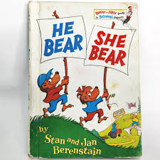 Vintage 1974: He Bear She Bear by Stan &Jan Berenstain ...
