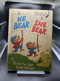 He Bear She Bear by Stan & Jan Berenstain Vintage 1974 ...