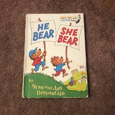 Vtg 1974 Dr. Seuss He Bear She Bear Stan & Jan Berenstain ...