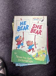 Vtg 1974 Dr. Seuss He Bear She Bear Stan & Jan Berenstain ...